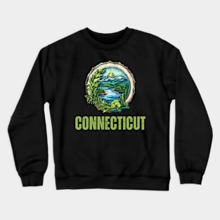 Connecticut State USA Crewneck Sweatshirt